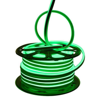 Neón Led 220V 6W/m 100mt Verde SEC (kn)1