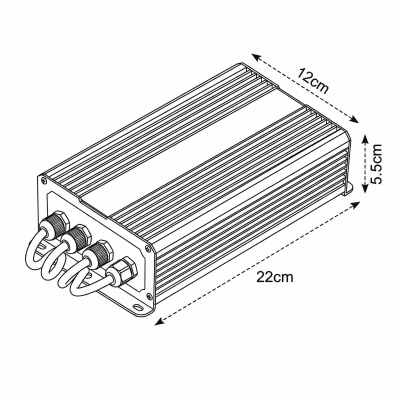 Fuente de Poder 12V 20,8A 250W IP67
