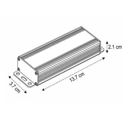 Fuente de Poder 12V 2,5A 30W IP67 Hermética