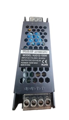 Fuente de Poder 12V 8,3A 100W HQ Compacta wd