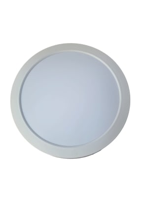 Panel Led 18W Redondo Sobrepuesto 210/24mm 6000K Luz Fría (wt)1