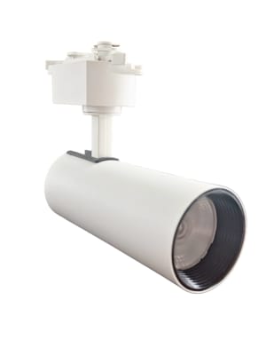 Foco Riel Monofásico 20W 6000K Luz Fría 24° Blanco