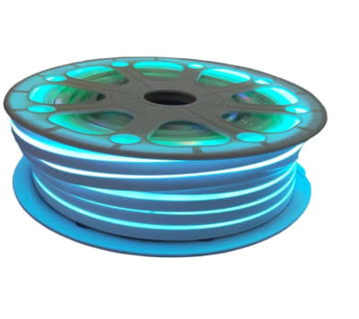 Neón Led 12V 6W/m 50mt Azul Hielo Celeste SEC (kn)