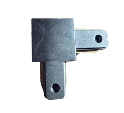 Unión para Riel Monofásico Negro 