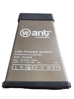 Fuente De Poder 12V 20A 240W IP44 Para Lluvia1