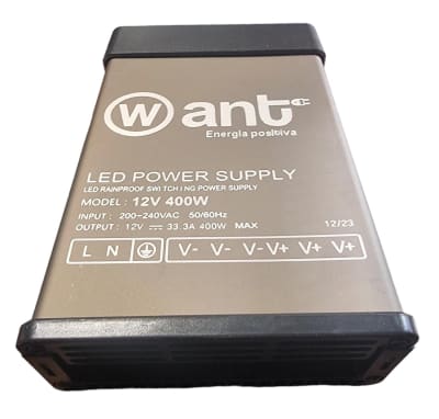 Fuente de Poder 12V 33A 400W IP44 lluvia