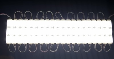 Tira 20 Módulos 220V 2W 3 Led 6000K Luz Fría IP65