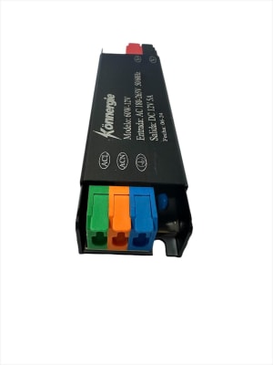 Fuente de Poder 12V 5A 60W IP20 Conexión Rápida (140x34x24mm)