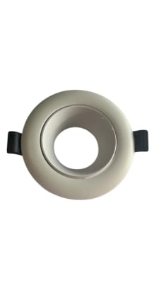 Base Foco Spot Eco Blanco Embutido Redondo 90x75x30mm (zh)