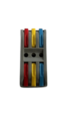 Conector Rápido Wago 3in 3out RYB