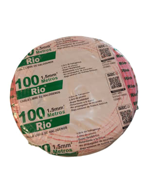 Cable Eva 1,5mm Rojo 100 Metros 450/750V 70°C SEC1