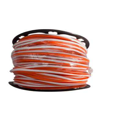 Funda Silicona Neón 2da Generación 6mm 100mt Naranja