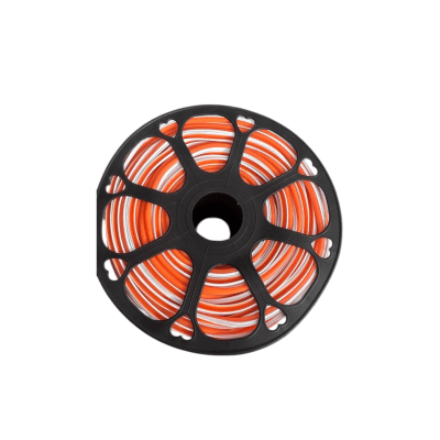 Funda Silicona Neón 2da Generación 6mm 100mt Naranja