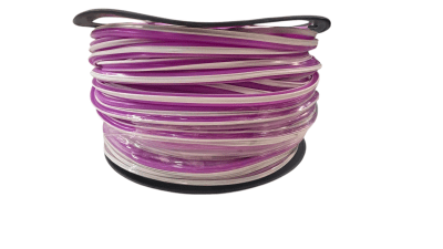 Funda Silicona Neón 2da Generación 6mm 100mt Morado