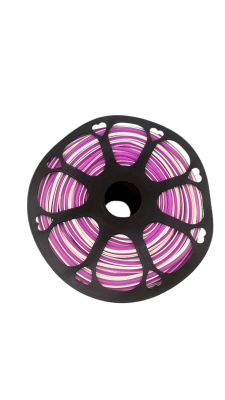 Funda Silicona Neón 2da Generación 6mm 100mt Morado