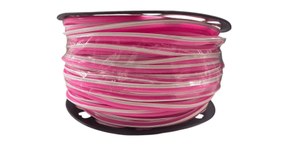Funda Silicona Neón 2da Generación 6mm 100mt Rosa