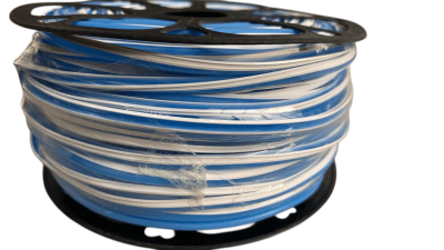 Funda Silicona Neón 2da Generación 6mm 100mt Azul