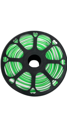 Funda Silicona Neón 2da Generación 6mm 100mt Verde1