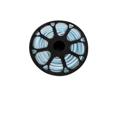 Funda Silicona Neón 2da Generación 6mm 100mt Celeste1