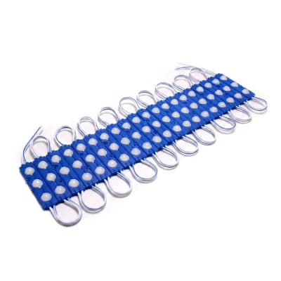 Tira 20 Módulos 2835 12V 1.2W Luz Azul H2B