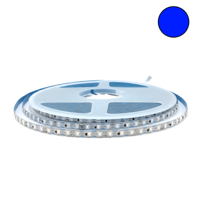Cinta Led 12V 2835 12W/m IP20 120Led/m 5m ZigZag Azul