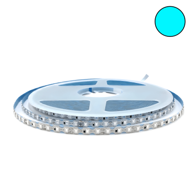 Cinta Led 12V 2835 12W/m IP20 120Led/m 5m ZigZag Celeste