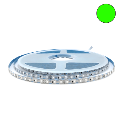 Cinta Led 12V 2835 12W/m IP20 120Led/m 5m ZigZag Verde