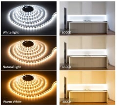 Cinta Led 24V 2835 20W/m IP20 240Led/m 4000K Luz Neutra 5mt