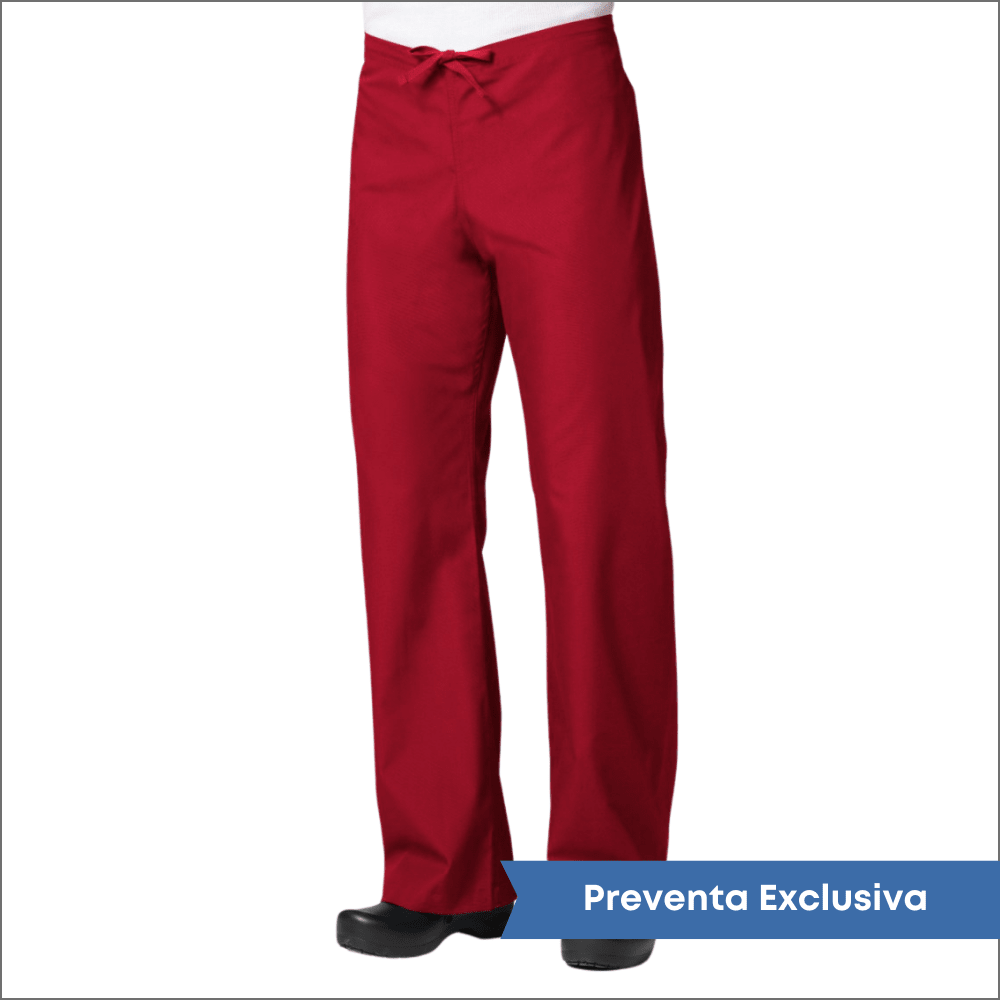 PANTALON CLINICO UNISEX CORE 9006 ROJO