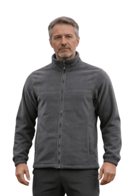MICROPOLAR TÉRMICO PRACTICAL LINE MANGA LARGA HOMBRE 03007 GRIS OSCURO