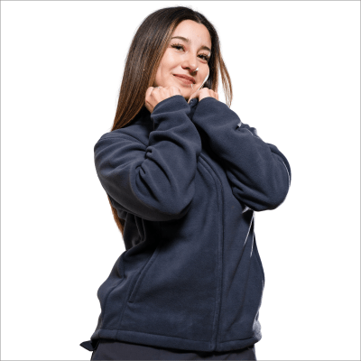 MICROPOLAR TÉRMICO PRACTICAL LINE MANGA LARGA MUJER 03008 GRIS OSCURO