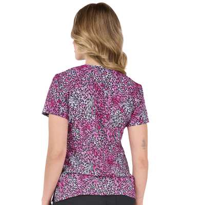 POLERA CLINICA MUJER ESTAMPADA ZAVATE 1054 PKWD