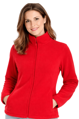 MICROPOLAR TÉRMICO PRACTICAL LINE MANGA LARGA MUJER 03008 ROJO