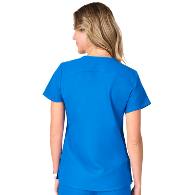 POLERA CLINICA MUJER STUDIO 1165 AZUL REY