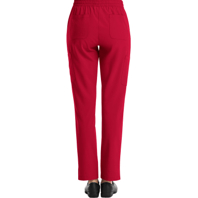 PANTALON CLINICO EXTRA LARGO MUJER MOMENTUM 5091 ROJO