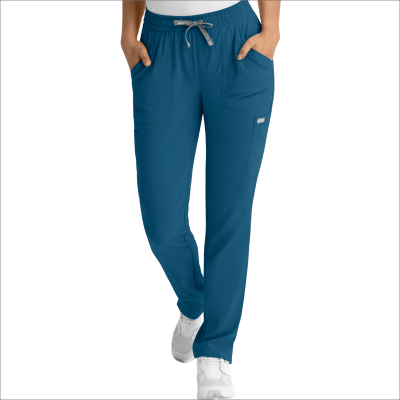 PANTALON CLINICO MUJER MOMENTUM 5091 AZUL PETROLEO