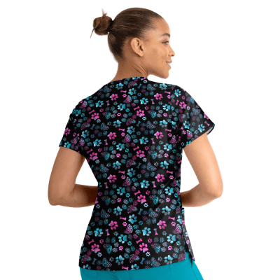POLERA CLINICA MUJER ESTAMPADA MAEVN 1767 OMPA