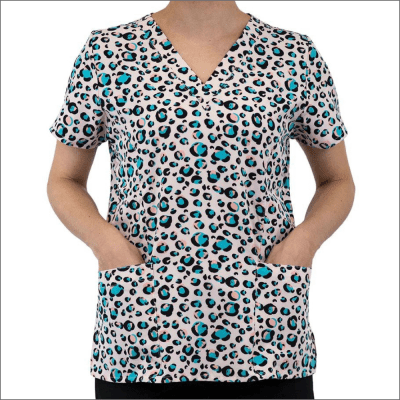 POLERA CLINICA MUJER ESTAMPADA MAEVN - 1767 PLP