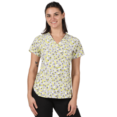 POLERA CLINICA MUJER ESTAMPADA MAEVN - 1767 TWKL
