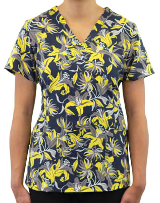 POLERA CLINICA MUJER ESTAMPADA MAEVN - 1767 LLLL