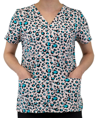 POLERA CLINICA MUJER ESTAMPADA MAEVN - 1767 PLP