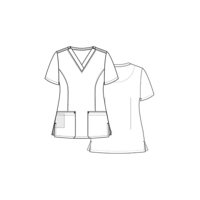 POLERA CLINICA MUJER ESTAMPADA MAEVN 9810 SPBS