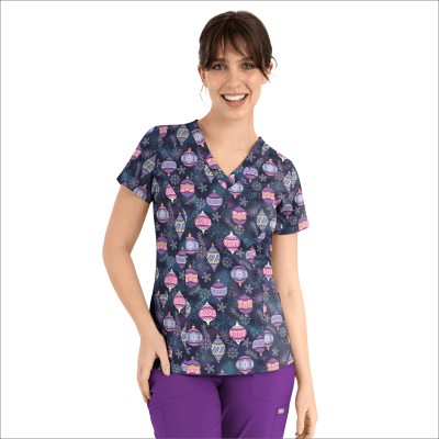 POLERA CLINICA MUJER ESTAMPADA MAEVN 1797 FROT