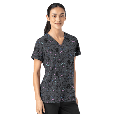 POLERA CLINICA MUJER ESTAMPADA MAEVN 1797 RPAW