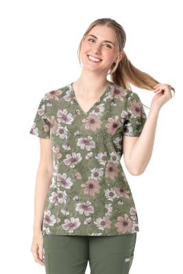 POLERA CLINICA MUJER ESTAMPADA MAEVN 1797 SCGD