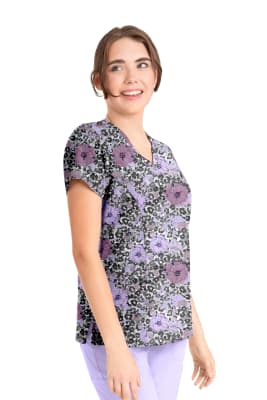 POLERA CLINICA MUJER ESTAMPADA MAEVN 1797 WDPL