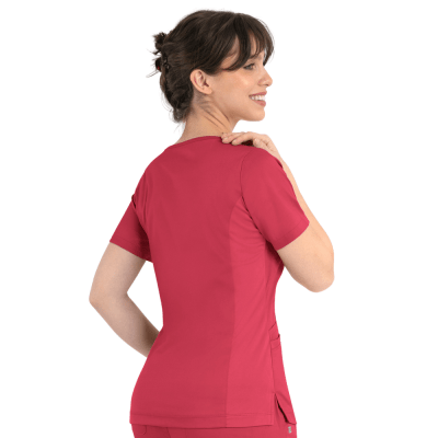 POLERA CLINICA MUJER MATRIX 3701 SANDIA