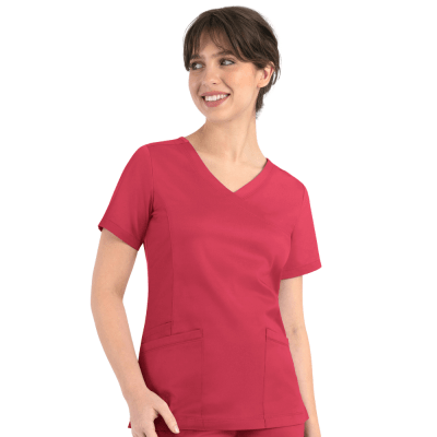 POLERA CLINICA MUJER MATRIX 3701 SANDIA
