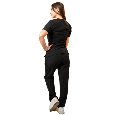 CONJUNTO CLINICO MUJER NEGRO SCRUBLETICS GS 841BK