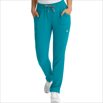 PANTALON CLINICO MUJER MOMENTUM 5091 AZUL VERDOSO
